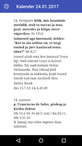 Android application Kalender.NET screenshort