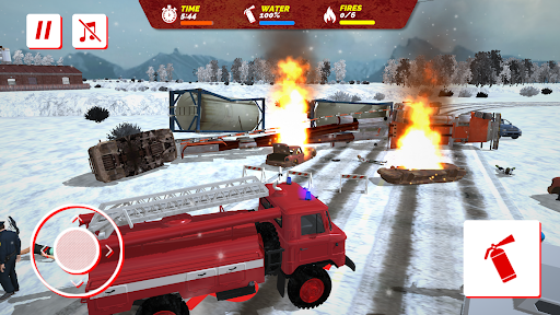 USSR Winter Rescue Fire Trucks