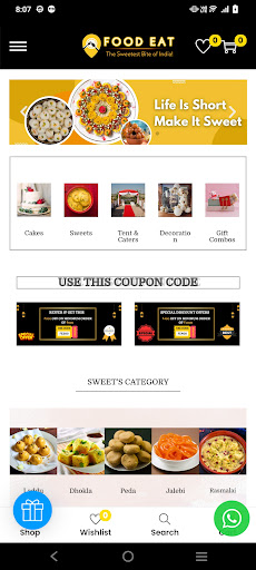 Food Eat - Food Delivery App Screen 2