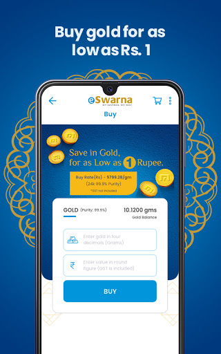 Android application eSwarna - Digital Gold screenshort