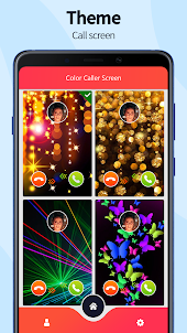 Call Screen Theme - Color Call