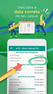 ePIS - Saque, Abono, Datas PIS