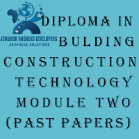 Building Tech MOD2 Past Papers