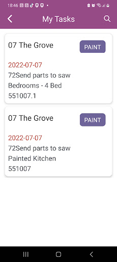 Furniture Factory Management Screen 2