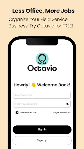 Android application Octavio screenshort