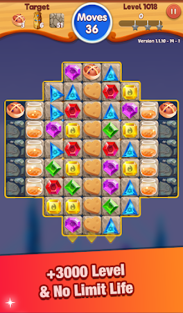 Game screenshot Jewels Crush : Match-3 mod apk
