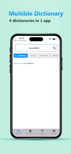 Android application Cambrid English Dictionary screenshort