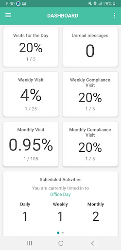 Android application SwiftPoint screenshort