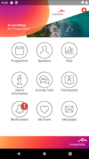 Android application ArcelorMittal ELP Event screenshort