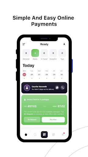 Web Source Package Tracker Screen 3