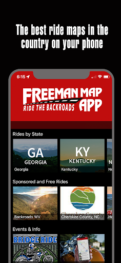 Android application Freeman Map App screenshort