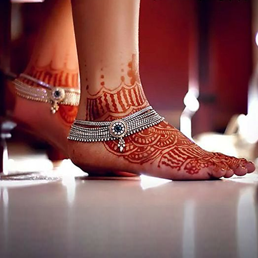Paon ki top payal ki design