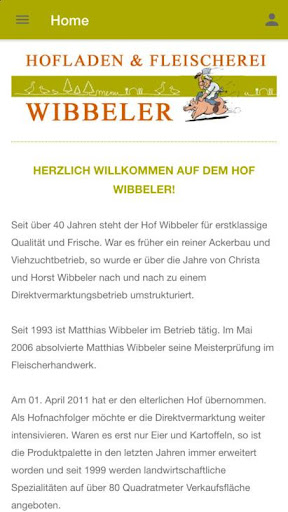 Hofladen und Fleischerei Wibbe Screen 2