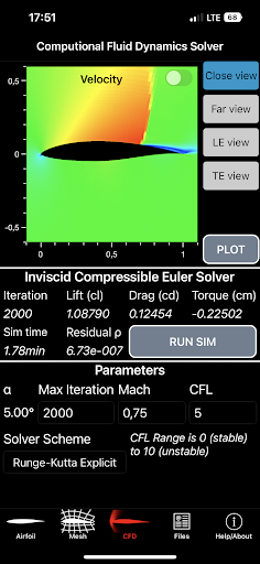 Airfoil Design Screen 3