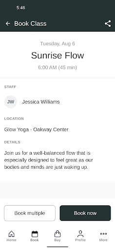 Glow Yoga Screen 3
