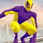Cover Image of Descargar Strange City Spider Frog Rope Hero: Grand Vice Ops  APK