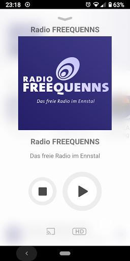 Radio FREEQUENNS Screen 2