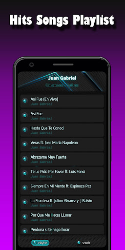 Juan Gabriel Musica Screen 3