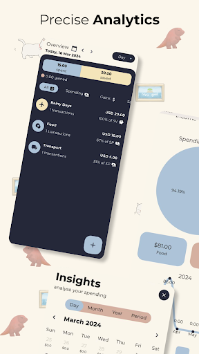 Accompanied: Money & Expenses Screen 2