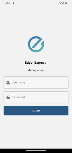 Android application Etipol Express Management screenshort