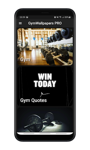 Android application GymWallpapers PRO Wallpapers! screenshort