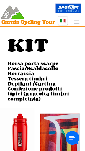 Carnia Cycling Tour Screen 2