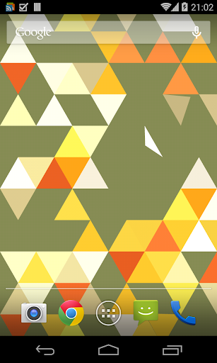 Colorful Triangles Screen 3