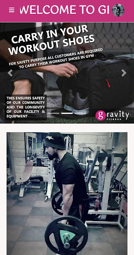 Gravity Fitness Screen 2
