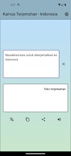 Penerjemah Arab Indonesia (AI) Screen 3