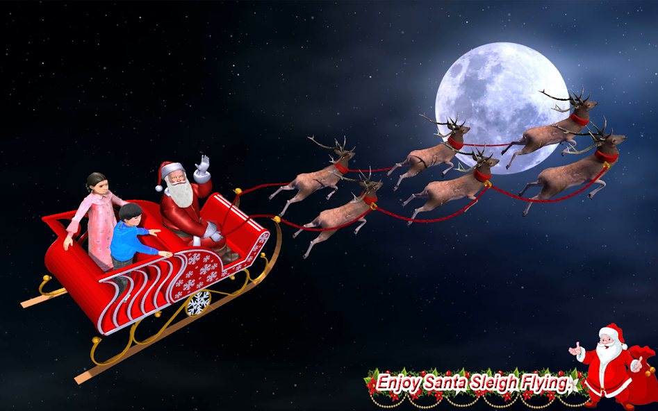 Christmas Flying Santa Gift v1.17 APK + Mod [Remove ads][Mod speed] for Android