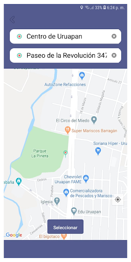 Rutas Uruapan Screen 3