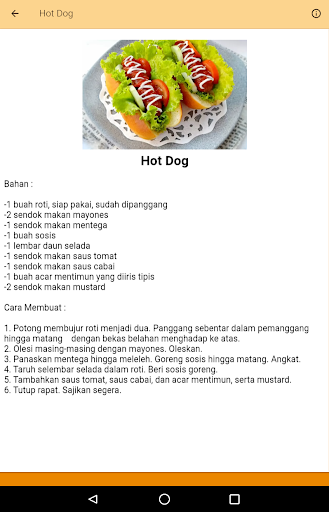 Resep Fast Food