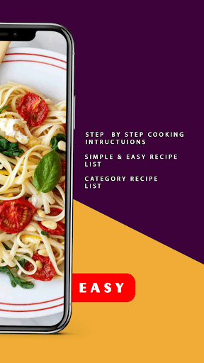 Pasta Recipes Offline Screen 2