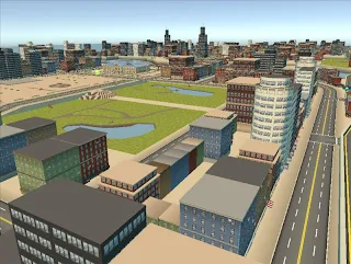 Police Hover Craft City Heroes - Screenshot 3