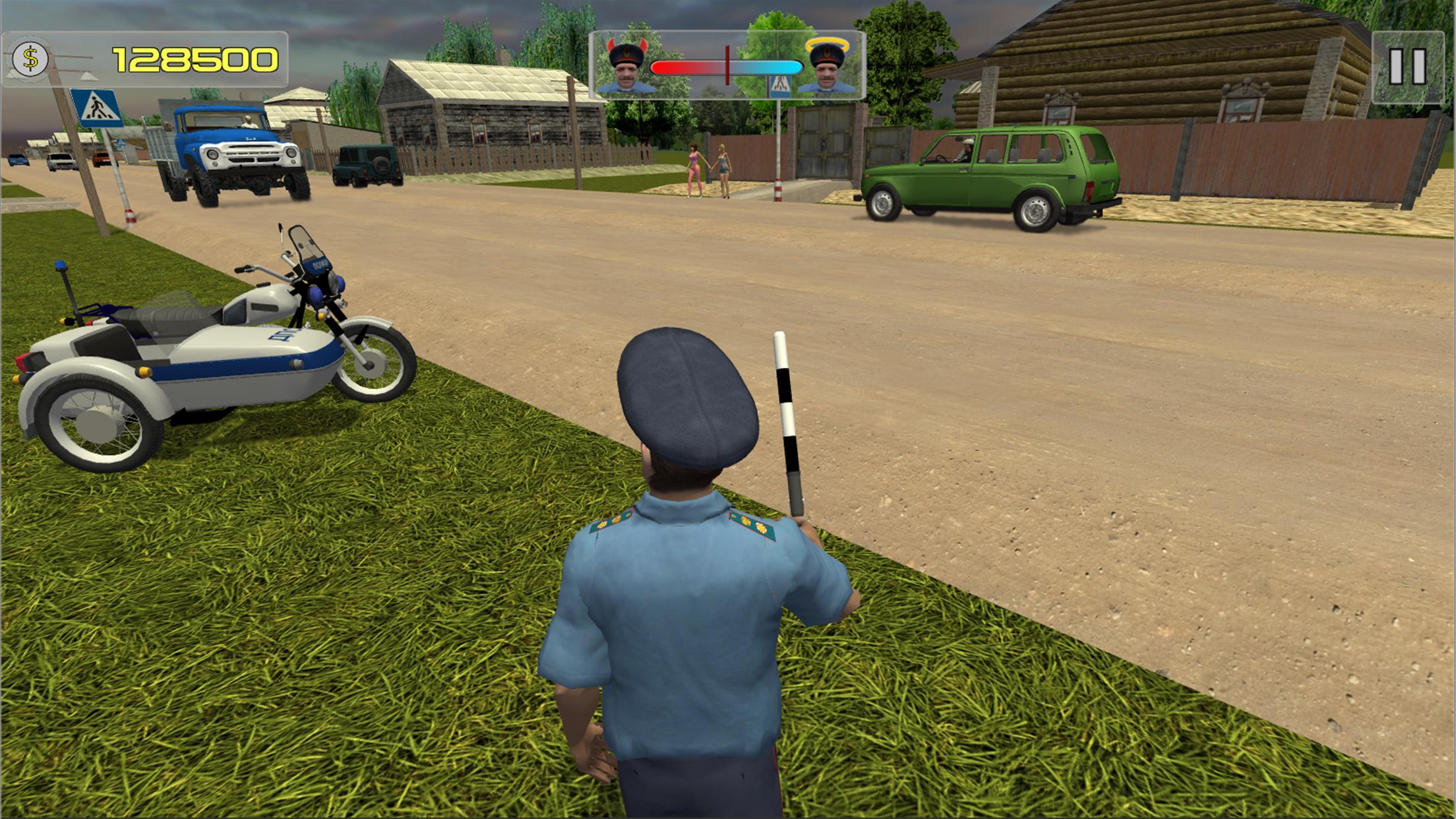 Android application Traffic Cop Simulator 3D screenshort