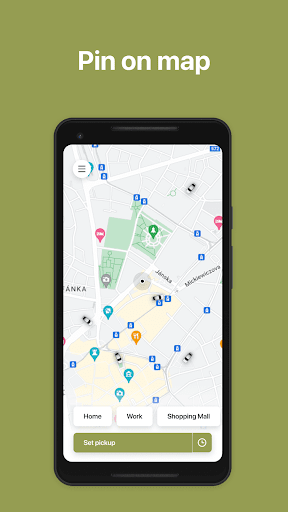 Android application LimeJet Taxi screenshort