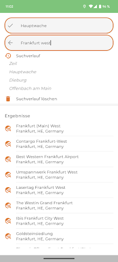 Cargobike Routing Screen 2