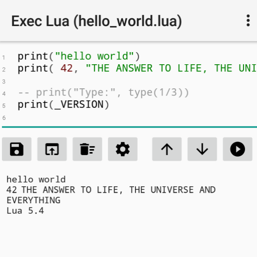 Exec Lua - Lua IDE & HTTP/MQTT 1.26 Icon