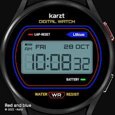 Digital karzt watch faceのおすすめ画像2