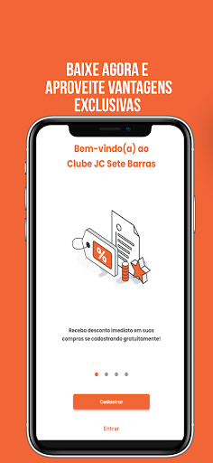 Android application Clube JC Sete Barras screenshort