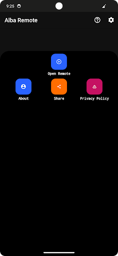 Android application Remote control for Alba lcd TV screenshort