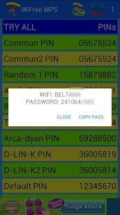WiFree WPS Screenshot
