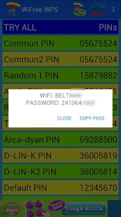 WiFree WPS Captura de pantalla