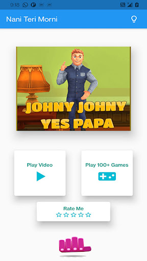 Android application Johny Johny Yes Papa - offline screenshort