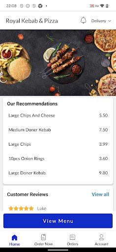 Royal Kebab and Pizza Screen 2