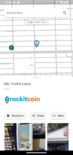 Screenshot of Bitcoin ATM Map – CoinATMRadar