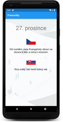 Android application Pranostiky screenshort