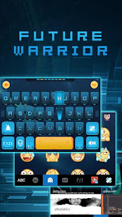 Future Warrior Kika Keyboard 7.3.0_0428 APK screenshots 5