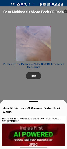 Mobishaala Scanner Screen 2