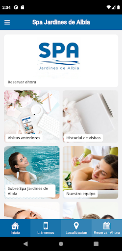Android application Spa Jardines de Albia screenshort